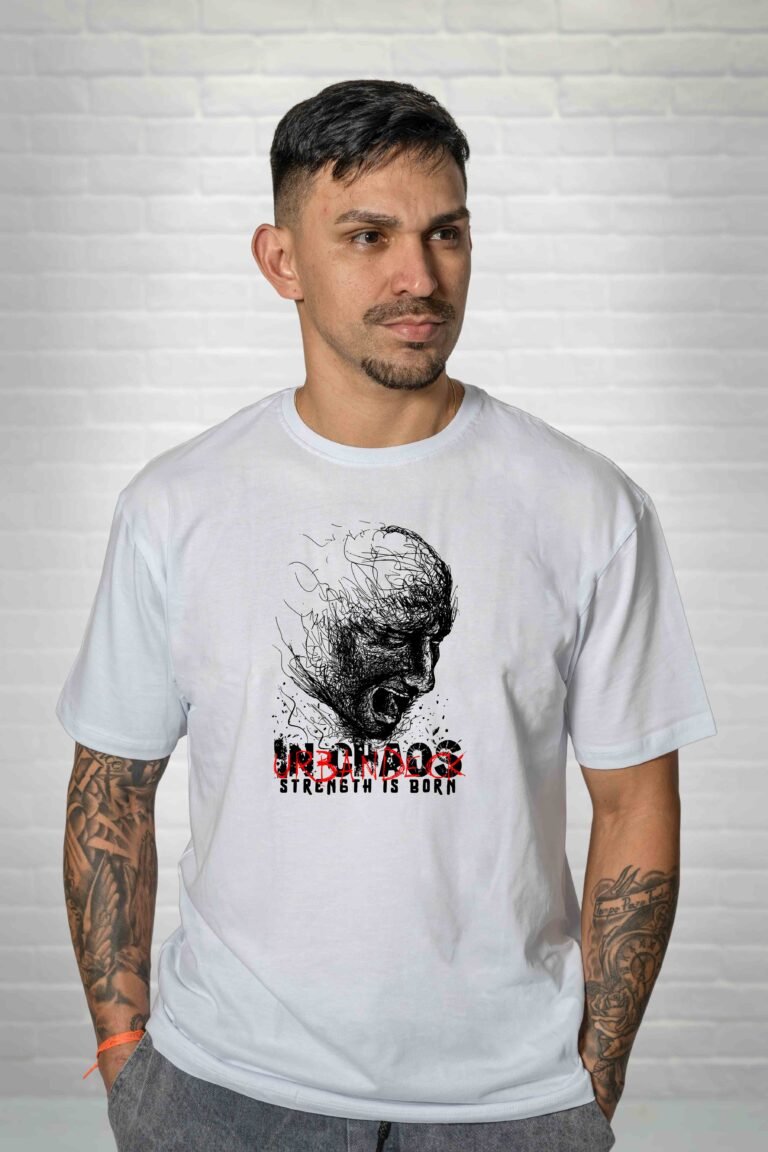 Camiseta Regular Chaos branca masculina