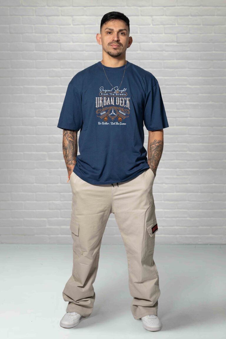 Camiseta Regular Original azul marinho masculina