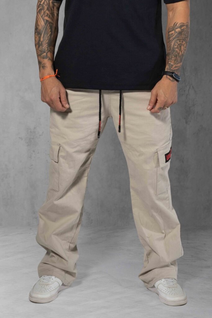Calça Cargo Street 6 Bolsos preta streetwear